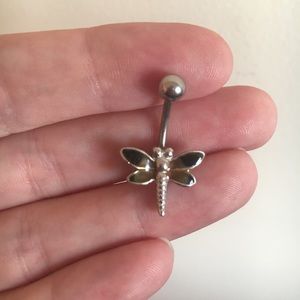 Dragonfly Bellybutton Ring